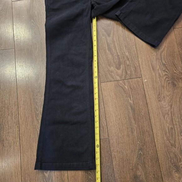 TNA Artizia Black Wide Leg Cotton High Waisted Jeans Size 4 Trendy Neutral - Picture 8 of 16